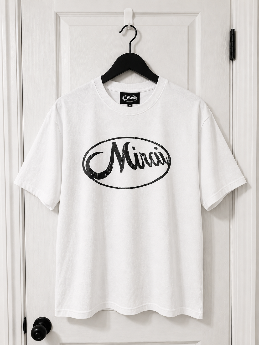 White Signature Oval Tee