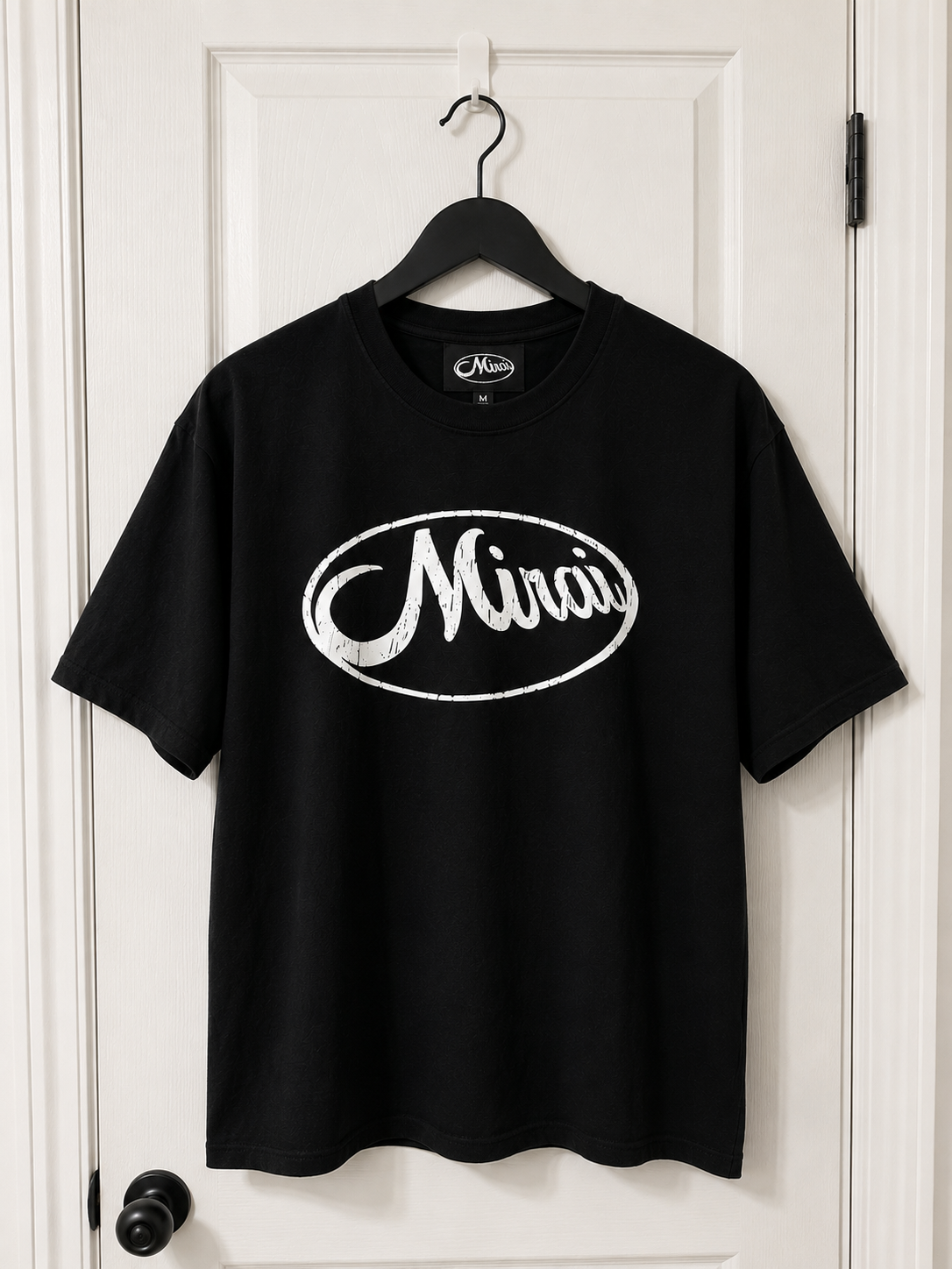 Black Signature Oval Tee